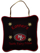 San Francisco 49ers Tooth Fairy Pillow